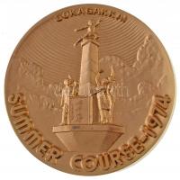 Japán DN Sokagakkai aranyozott Br emlékérem, eredeti dísztokban (59mm) T:1 Japan ND Sokagakkai gold-plated Br commemorative medallion in original case (59mm) C:UNC