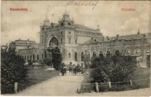 1911 Szombathely, Pályaudvar, vasútállomás (fa)