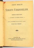 Zrínyi: Szigeti veszedelem. Bp., 1901. Lampel. Félvászon kötésben.
