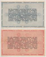 1946. 10.000AP + 50.000AP + 100.000AP + 500.000AP + 1.000.000AP egyiken fordított címer T:III