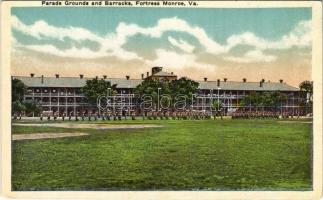 Fortress Monroe (Virginia), parade grounds and barracks