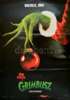 2000 A Grincs (Jim Carrey a grimbusz), filmplakát, kis gyűrődéssel, 98x68 cm