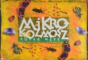 1996 Mikrokozmosz - füvek népe filmplakát, 67x96 cm