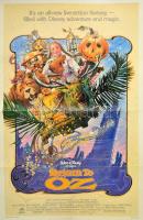 1985 Return to Oz (Visszatérés Óz földjére), filmplakát, hajtott, 104x69 cm