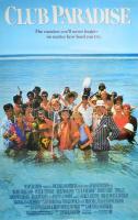 1986 Club Paradise (Nicsak, ki nyaral!), filmplakát, hajtott, 103x69 cm