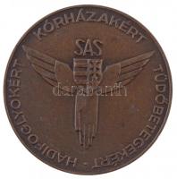 Loósz József (1908-) 1947. SAS / Siess-Adj-Segíts / Hadifoglyokért, kórházakért, tüdőbetegekért Br emlékérem (40mm) T:1-