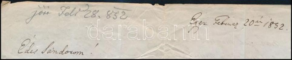 Érdekes 1848-as dokumentum: 1852 Csiky Sándor (1805-1892) nemzetőrparancsnok, politikus, egri polgár...