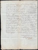 Érdekes 1848-as dokumentum: 1852 Csiky Sándor (1805-1892) nemzetőrparancsnok, politikus, egri polgár...