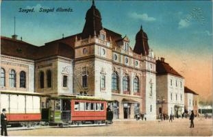 Szeged, Vasútállomás, villamos