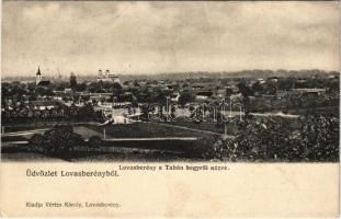 1907 Lovasberény, a Tabán-hegyről nézve. Vértes Károly kiadása (EK)