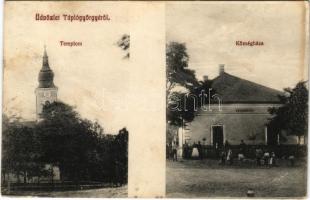 1912 Tápiógyörgye, templom, községháza (fl)