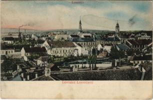 Losonc, Lucenec; látkép. Redlinger kiadása / general view (fl)