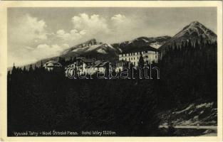 1932 Tátra, Magas-Tátra, Vysoké Tatry; Móry szálloda Újcsorbán / Nové Strbské Pleso / hotel (EK)