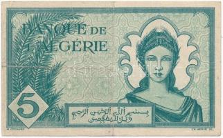 Algéria 1942. 5Fr T:III
Algeria 1942. 5 Francs C:F
Krause P#91