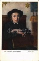 Der Sohn des großen Rabbi / Son of the Rabbi. B.K.W.I. 863-6. Judaica art postcard s: Lazar Krestin (fa)