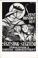 Szent Erzsébet hív! Segítsünk segíteni, támogassuk a Karitász szervezeteket! / Saint Elizabeth of Hungary s: Bársony-Böhm