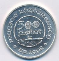 1992. 500Ft Ag "Károly Róbert" T:BU 
Adamo EM123