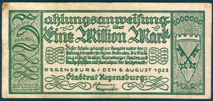 Német Birodalom/Weimari Köztársaság/Regensburg 1923. 1000.000M T:II
