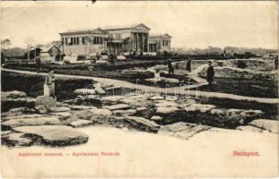 1909 Budapest III. Aquincumi múzeum. Divald Károly műintézete kiadása (EK)
