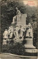 1909 Budapest V. Vörösmarty szobor (EK)