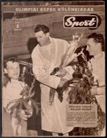 1956 A Képes Sport olimpiai különszámai. 4 db csak 800 pld