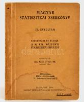 1936 Bp., Magyar Statisztikai Zsebkönyv IV. évfolyam, szerk.: vitéz Mike Gyula dr., 234p