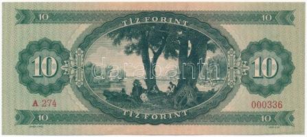 1947. 10Ft "A274 000336" T:II
Hungary 1947. 10 Forint "A274 000336" C:XF
Adamo...