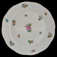 Herendi Eton mintás lapostányér, kézzel festett, jelzett, hibátlan, d: 25,5 cm