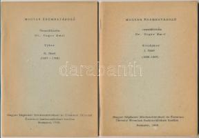 Dr. Unger Emil: Magyar Éremhatározó: Erdély I-II. füzet, Középkor I. füzet, Ujkor II. füzet. Összese...