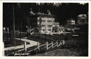 1941 Borszék, Borsec; Wolf üdülő. Heiter György udvari fényképész felvétele / holiday resort, hotel (EK)