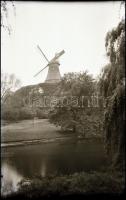 Szélmalmok, 2 db fotónegatív, 9×6 cm / windmills, 2 photo negatives