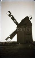 Szélmalmok, 2 db fotónegatív, 9×6 cm / windmills, 2 photo negatives