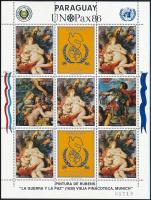 1986 Rubens festmények kisív Mi 4045