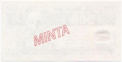 2012. 500K "Balatoni Korona" egyoldalas nyomat, "000000" sorszámmal, az előlapon...