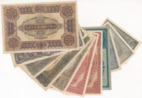 1920. 20f-100K (11db, benne vékony sorszámú 2K, csillagos sorszámú 2K, 20K a sorszámban ponttal, 20K...