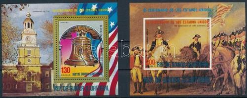 200 éves amerikai függetlenség (II) blokkpár, 200 years of American independence block pair