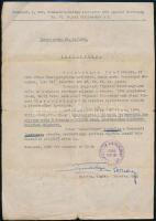 1946 Munkaszolgálatot igazoló dokumentum