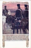 Bundeslied vor der Schlacht von Th. Körner / German military art postcard. Deutscher Wehrverein s: K. A. Wilke