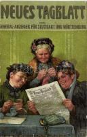 Neues Tagblatt comercial (small tear)