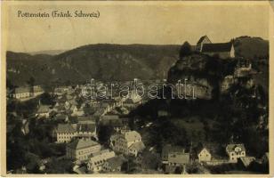 1943 Pottenstein, general view, castle (EK)