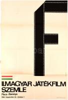 1966 Magyar Filmszemle plakát. 56x80 cm