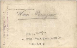 Pochaiv, Novo-Pocajev, Novi-Pocajew; soldiers, construction. photo