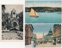 10 db RÉGI magyar város képeslap / 10 pre-1945 Hungarian town-view postcards