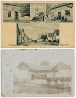 40 db főleg RÉGI történelmi magyar város képeslap vegyes minőségben / 40 mostly pre-1945 town-view p...