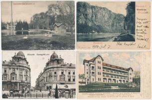 20 db RÉGI történelmi magyar város képeslap vegyes minőségben / 20 pre-1945 town-view postcards from the Kingdom of Hungary in mixed quality