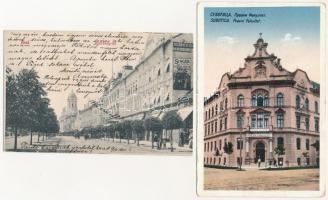 18 db RÉGI történelmi magyar város képeslap vegyes minőségben / 18 pre-1945 town-view postcards from...