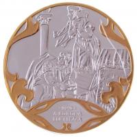 DN A Szent Korona évezrede - A korona elrablása 1440 ezüstözött, részben aranyozott Cu emlékérem tanúsítvánnyal (40mm) T:PP