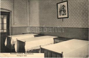 1916 Keszthely, Ranolder intézet belső, őrangyal háló. Mérei (EK)