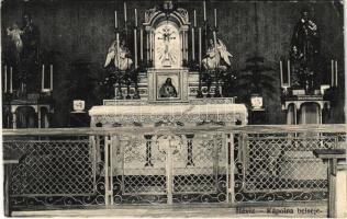 1914 Hévíz, kápolna belső. Mérei Ignác 1055-1914 (fa)