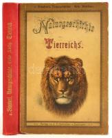 Dr. Gotthilf Heinrich von Schubert: Naturgeschichte der säugetiere. Siebente auflage. Esslingen, 1883, J. F. Schreiber. Német nyelven, egészoldalas illusztrációkkal, kiadói félvászon kötésben.